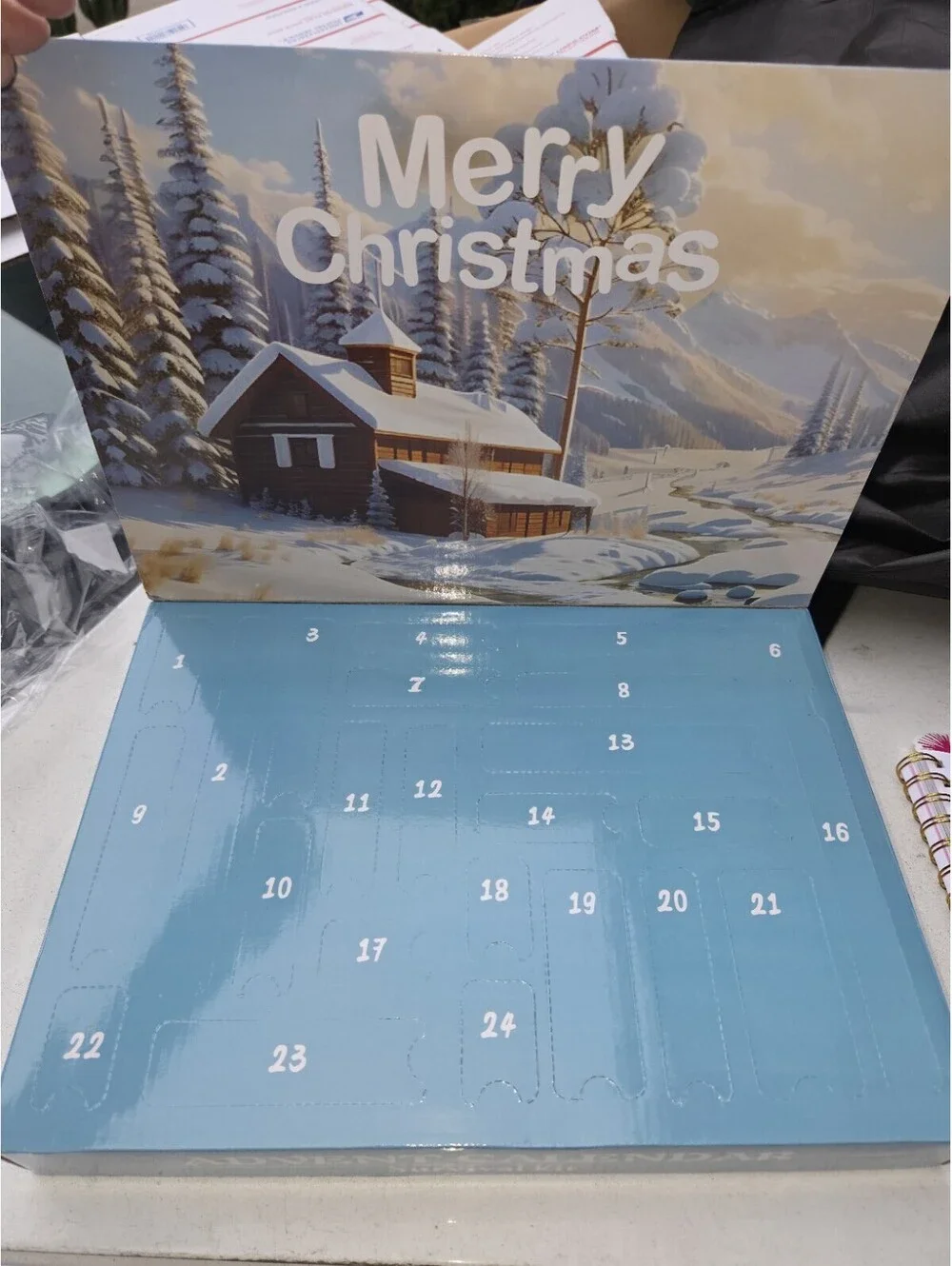 Advent calendar survival kit